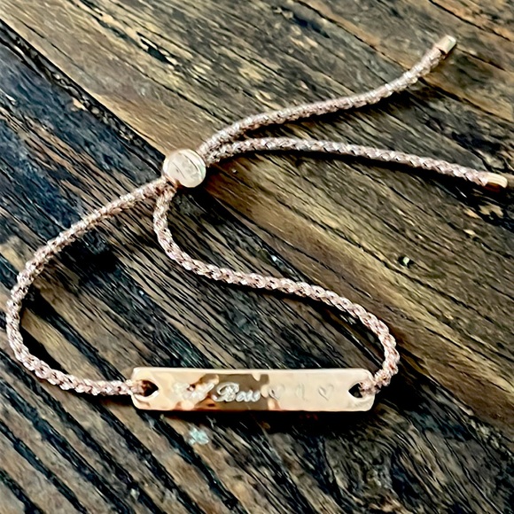 Monica Vinader Havana Mini Friendship Bracelet Rose Gold - Picture 4 of 4
